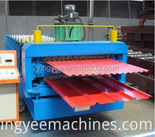 double layer roofing sheet roll forming machine